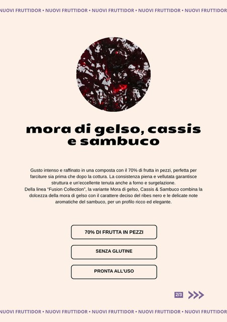 Fusion — Mora di gelso, cassis & sambuco